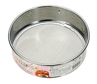 【烘焙工具】 日本 ECHO 不銹鋼麵粉篩（大）