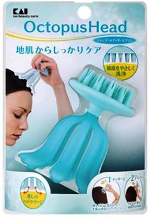 日本貝印~八爪頭皮按摩洗頭刷~按摩器