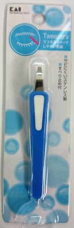 日本貝印~彩色拔眉夾-細部