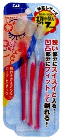 日本貝印安全修眉刀 L 型
