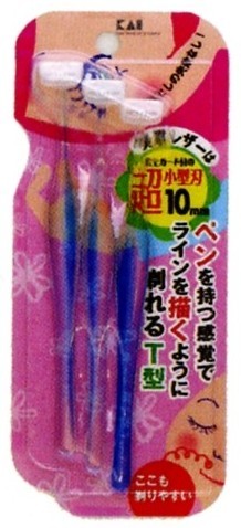 日本貝印安全修眉刀 T 型