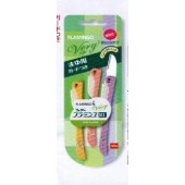 【美之最】日本 flamingo 可折式修眉刀3入 FV-M